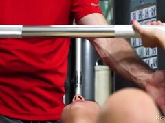 Mackenzie Mace's Bench Pressure: A Big Cock Encounter