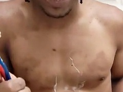 黒人, フェラチオ, 黒人, ゲイ, 一人