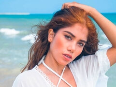 Amateur, Anal, Plage, Grosse bite, Masturbation, Rousse roux, Maigrichonne, Nénés