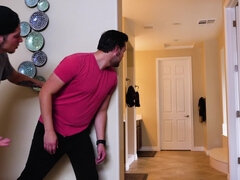 69, Salle de bains, Sucer une bite, En levrette, Léchez, Chatte, Douche, Mouillée