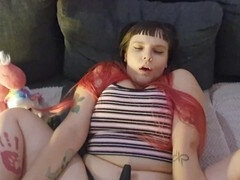 Sadomasoquismo, Amarrada, Pies, Masaje, Pelirrojo, Afeitado, Tatuaje, Juguetes