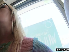 Blondine, Blasen, Schwanz, Hardcore, Hd, Zierlich, Öffentlich, Jungendliche (18+)