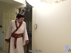 Asiatisch, Blasen, Chinesisch, Schwanz, Hundestellung, Fingern, Hardcore, Titten