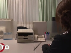 中出し, 足, Hd, 日本人, なめる, 淫乱熟女, オフィス, オマンコ