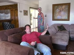 Grote lul, Grote mammen, Blond, Dochter, Hd, Gezichtspunt