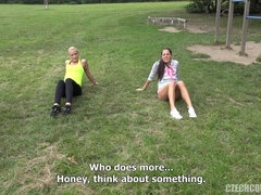 Blonde, Couple, Czech, Hardcore, Money, Public