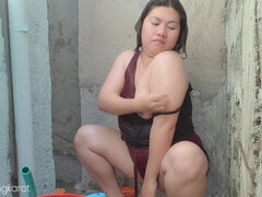 Amateur, Asiatique, Sucer une bite, Rondelette, Couple, Faciale, Fétiche, Maman