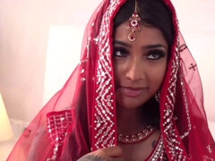 Mariée, Brunette brune, Indienne, Maigrichonne, Tatouage, Mariage