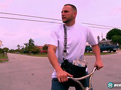 Tight Ass gets fucked hard and fast by a lucky son in plastic glasses