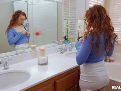 ハードコア, レズビアン, シャワー, 濡れ