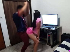 Anal, Culo grande, Negro, Atrapados, Engañando, Hd, Lesbiana, Maestra