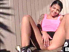 Sadie Pop Enjoys stretching Her gams for shag!