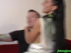 デカチン, デカパイ, ビキニ, フェラチオ, 茶髪の, 巨乳な, 淫乱熟女, オッパイの