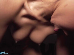Asiatique, Baby sitter, Tir de sperme, Argent, Orgasme, Public, Thaïlandaise, Nénés