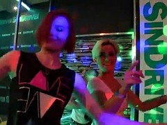 Party lesbians masturbating in public