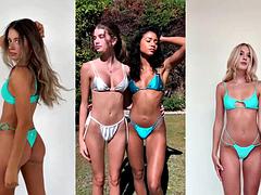 Bikini, Blondine, Braunhaarige, Kompilation