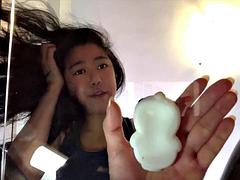 Asiatique, Pieds, Fétiche, Solo, Jouets