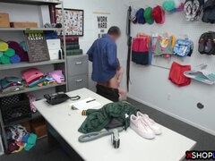 Petite Thief Gets Fucked After Stole Things From Store