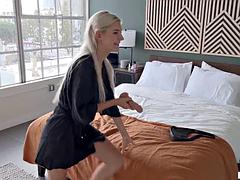 Blondine, Blasen, Spermaladung, Hd, Im freien, Öffentlich, Muschi