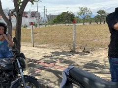 Big Ass Biker Girl Gets Hardcore Anal Fuck After Roadside Help - ManuelaAlvarez