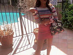 Grosser schwanz, Schwarz, Zierlich, Jungendliche (18+)