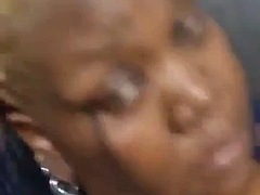 Belle grosse femme bgf, Noire, Sucer une bite, Noir ébène