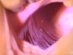 Bottle, Closeup, Fisting, Gaping, Public, Solo, Squirting, Upskirt
