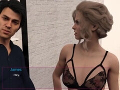 Tridimensionnel, Attrapée, Tromperie, Époux mari, Maman, Adolescente, Épouse