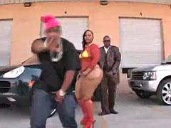 Black ass full of oil ft. Ms Platinum  Brian Pumper: Blowjob, Doggy  Cowgirl Porn