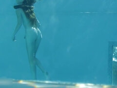 Hd, Masturbation, Piscine, Rousse roux, Solo, Sous marin