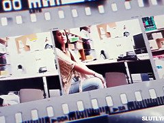 フェラチオ, 捕まる, Hd, オフィス, ポリス, 現実, 赤毛, ティーン