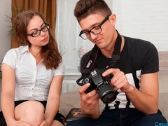 Grosser arsch, Grosser schwanz, Blasen, Braunhaarige, Hundestellung, Natürlichen titten, Jungendliche (18+), Titten