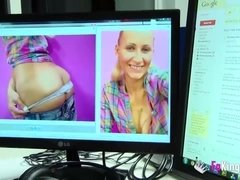 Blondine, Blasen, Gehörnter ehemann, Schwanz, Hd, Ehemann, Spanisch, Ehefrau