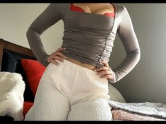 Aus dem arsch in den mund, Grosser arsch, Furzen, Milf, Nackt, Höschen