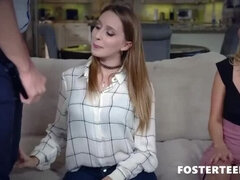 Papi, Tochter, Familie, Gruppe, Hardcore, Mutti, Jungendliche (18+), Flotter dreier