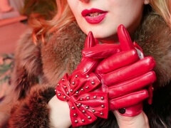 Amateur, Femdom, Gloves, Homemade, Leather, Mistress, Softcore, Swedish