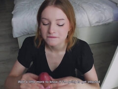 Young beauty shares intense coed passion