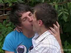 Sucer une bite, Queue, Homosexuelle, De plein air