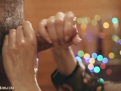 Schönheit, Blondine, Kehlenfick, Schwanz, Handjob, Hd, Milf, Orgasmus