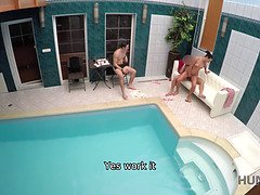 フェラチオ, 茶髪の, 浮気者, 浮気する, お金, ハメ撮り, ヤリマン, ティーン