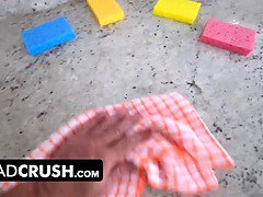 Jay Rock and Ryder Blake team up to creampie their stepdaughter's tight pussy - Big Finish In those Perfect Pink Lips