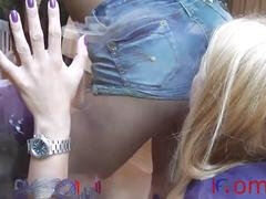 Naughty MILF Nikki starts with some nipple play before heading down south