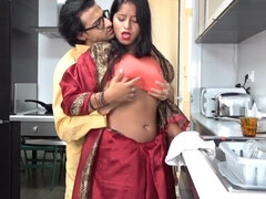 18, Beauty, Big tits, Brunette, Busty, Indian, Maid, Teen