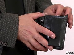 チェコ, 爸, 祖父, なめる, オマンコ, 叫ぶ, ティーン, オッパイの