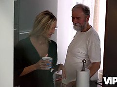 美人, ブロンド, フェラチオ, 巨乳な, 淫乱熟女, オマンコ, 義母, ティーン