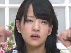 Aziatisch, Lieveling, Pijpbeurt, Handbeurt, Hd, Japaans, Tiener, Tieten likken