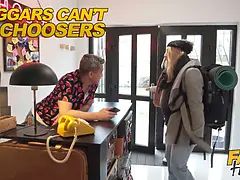 Fake hostel - french females plead him before they get nailed hard