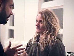 デカチン, ブロンド, フェラチオ, 指いじり, オマンコ, 禁句, ティーン, オッパイの