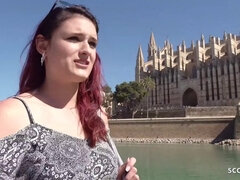 Engañando, Sexo duro, Al aire libre, Piscina, Público, Realidad, Pelirrojo, Adolescente