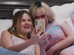 Красотки, Спальня, Пальцем, Лесбиянка, Лизание, Киски